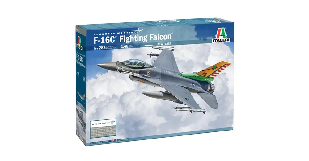 Biztonságos fizetés Italeri 1/48 F-16C Fighting Falcon repülőgép makett
