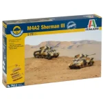 Italeri 1/72 M4A2 Sherman III tank 2 db-os makett szett Utolsó esély