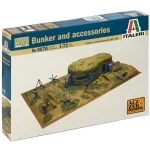 Prémium Italeri 1/72 Bunker és tereptárgyak dioráma szett