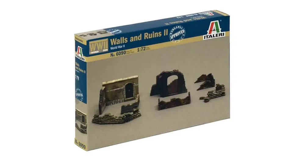 Italeri 1/72 Falak és romok dioráma szett Biztonságos fizetés