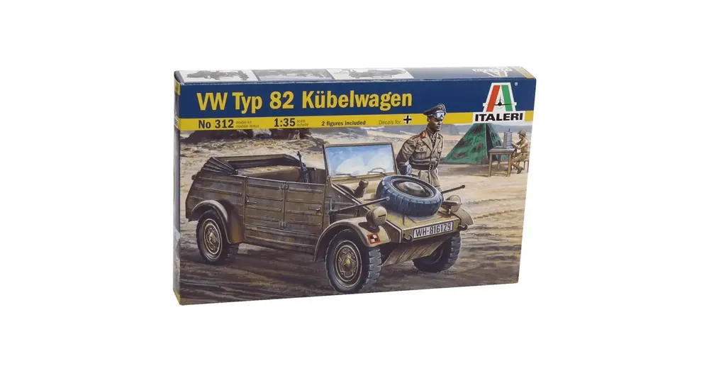 Italeri 1/35 VW Typ 82 Kübelwagen katonai jármű makett Legnépszerűbb