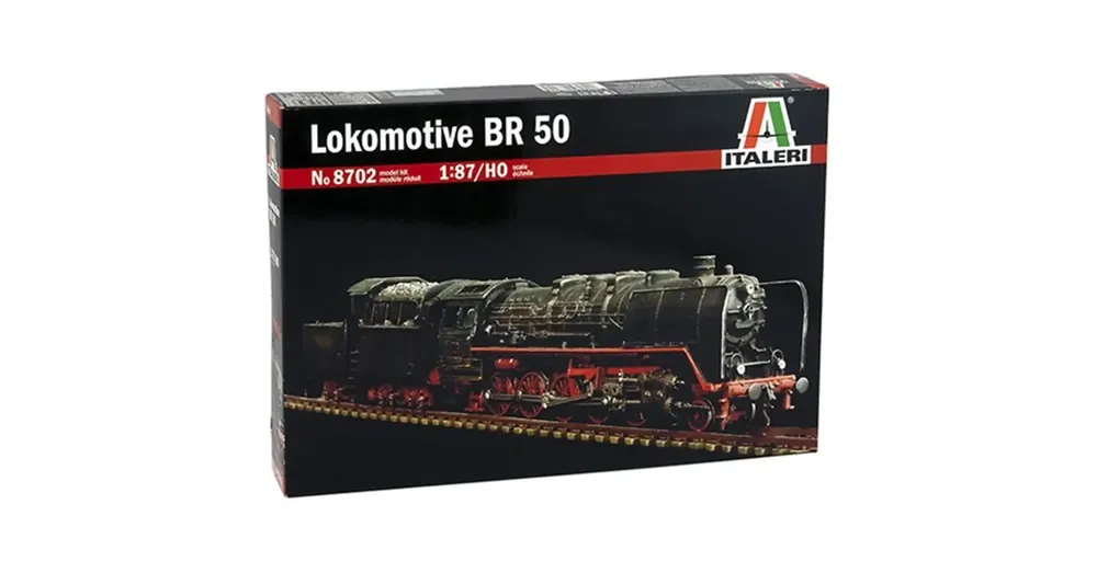 Italeri 1/87 BR 50 Lokomotive gőzmozdony vonat makett Biztonságos vásárlás