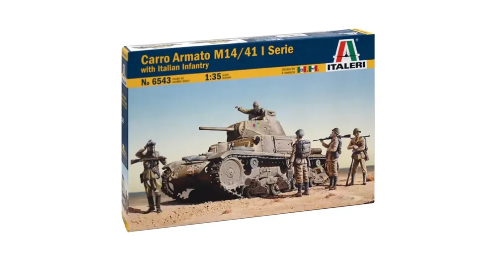 Prémium Italeri 1/35 Carro Armato M14/41 I Serie harckocsi makett