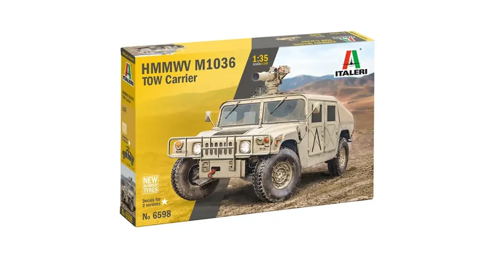 Ne maradj le Italeri 1/35 HMMWV M1036 TOW Carrier katonai jármű makett