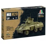 Italeri 1/56 M8/M20 tank makett Biztonságos fizetés