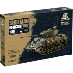 Italeri 1/56 M4A3E8 Sherman Fury tank makett Vedd meg online