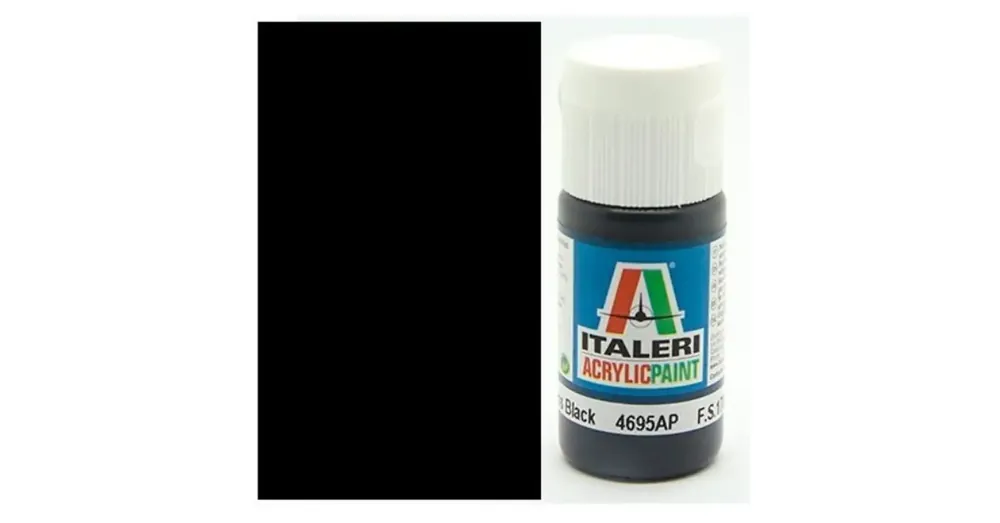 Italeri Gloss Black (4695AP) – Fényes fekete makett festék 20ml Ne maradj le