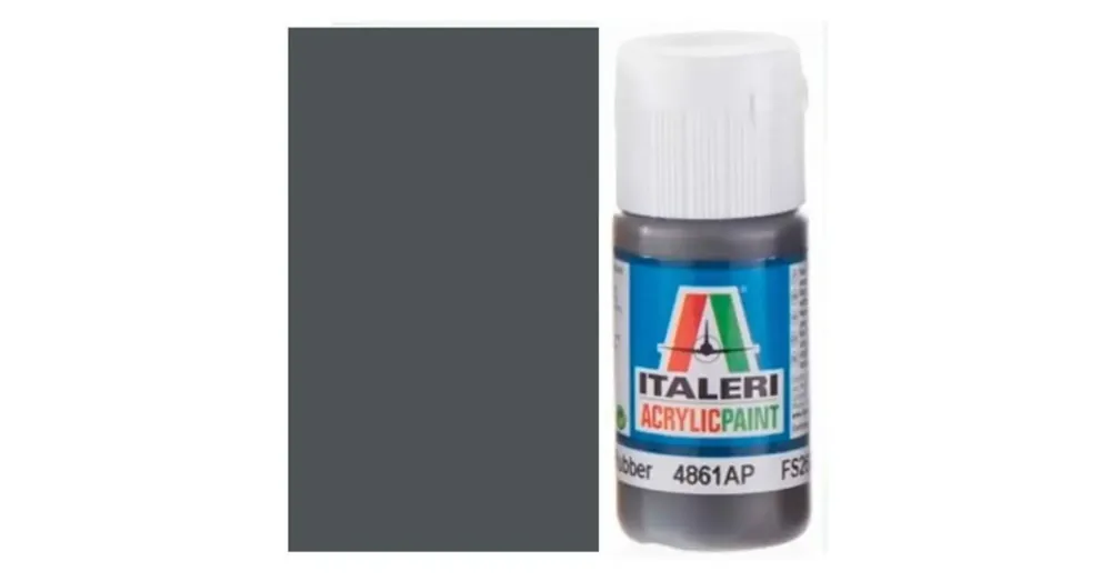 Exkluzív ajánlat Italeri Flat Rubber (4861AP) – Matt gumi színű makett festék 20ml