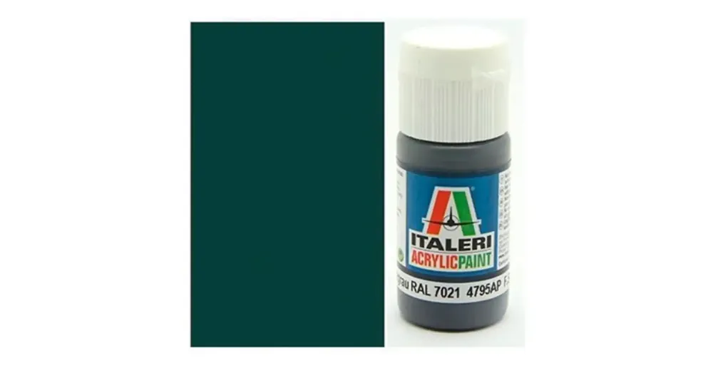 Italeri Flat Pz. Schwarzgrau RAL 7021 (4795AP) – Matt páncélszürke makett festék 20ml Legjobb ár