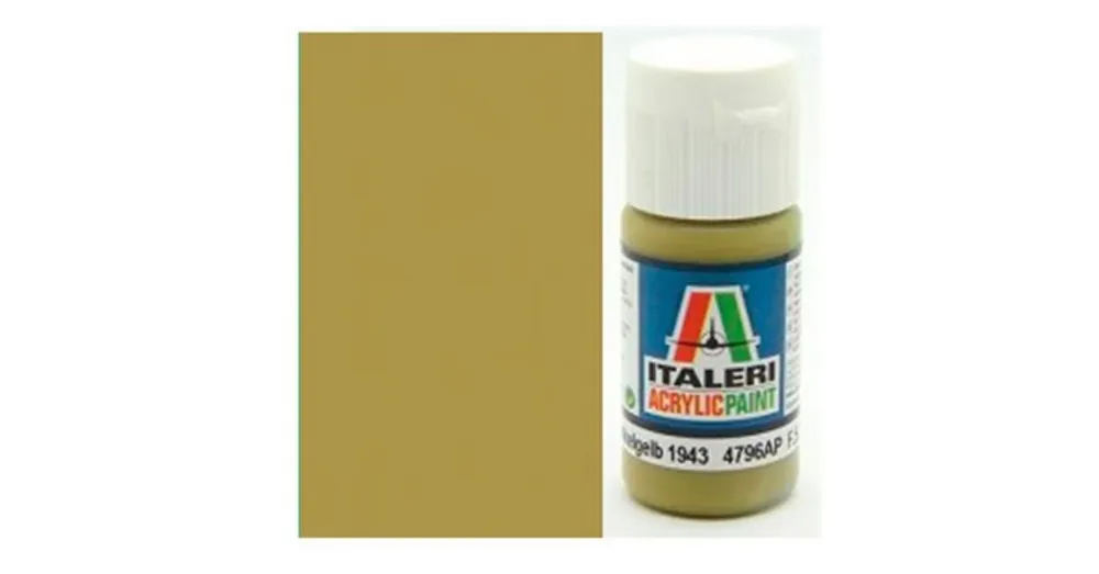 Italeri Flat Panzer Dunkelgelb 1943 (4796AP) – Matt páncélos sötétsárga makett festék 20ml Prémium