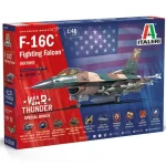Exkluzív ajánlat Italeri 1/48 F-16C Fighting Falcon vadászrepülőgép makett