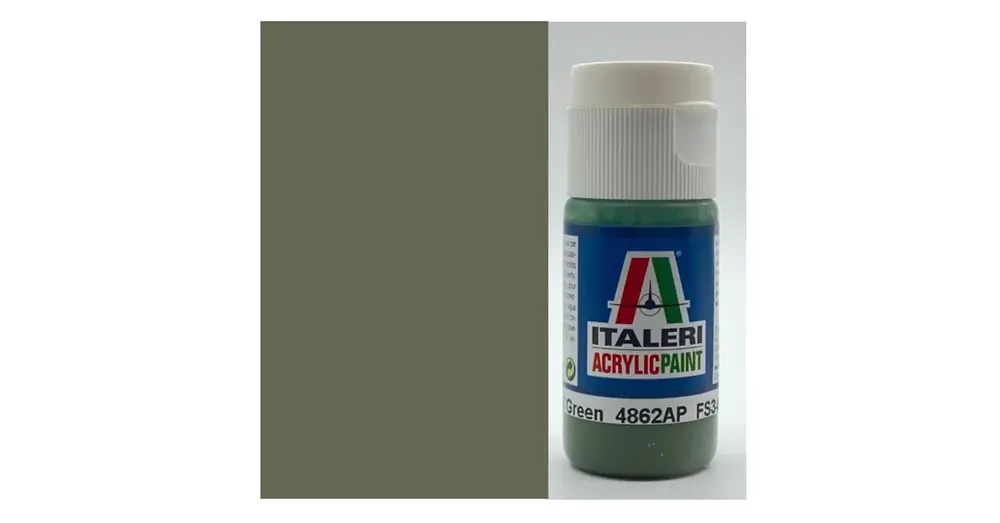 Legnépszerűbb Italeri Flat Green (4862AP) – Matt zöld makett festék 20ml