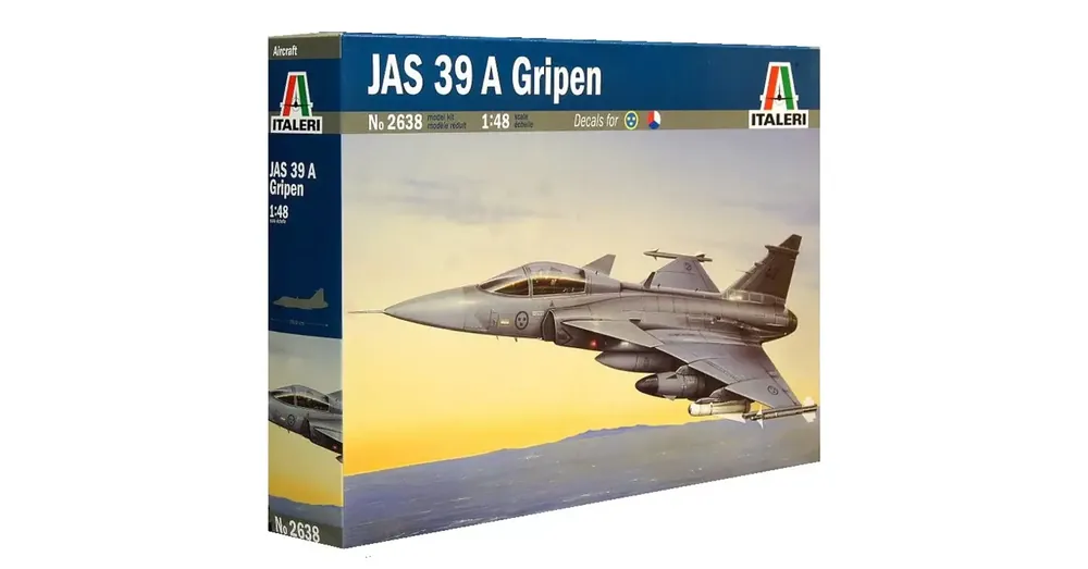 Italeri 1/48 JAS 39 A Gripen vadászrepülőgép makett Legkelendőbb