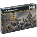 Ne maradj le Italeri 1/35 U.S. Motorcycles 2 db katonai motorkerékpár makett