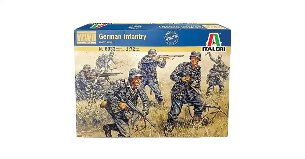Italeri 1/72 German Infantry Német katonai figurák makett Exkluzív ajánlat