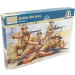 Utolsó esély Italeri 1/72 British 8th Army Brit katonai figurák makett