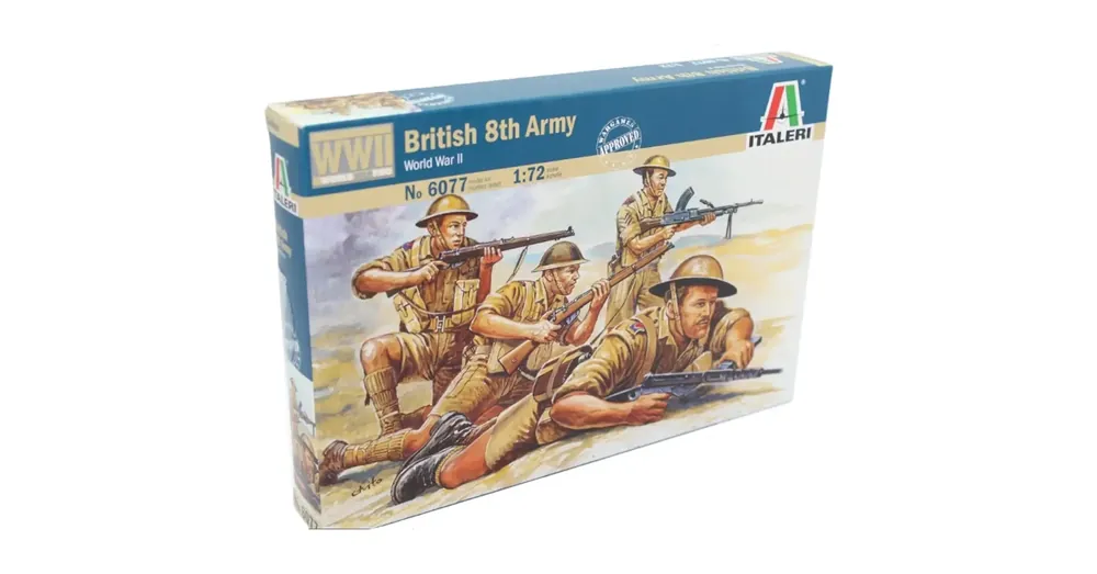 Utolsó esély Italeri 1/72 British 8th Army Brit katonai figurák makett