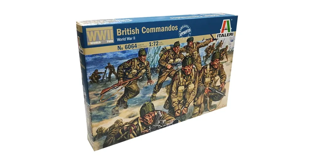 Italeri 1/72 British Commandos Brit katonai figurák makett Vedd meg most