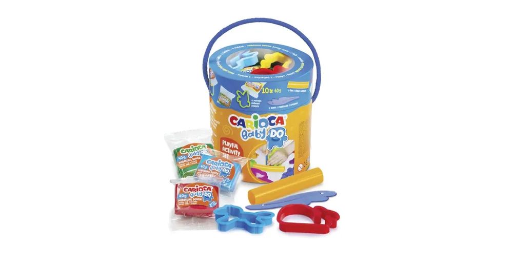 Baby gyurma szett 10×40g gyurmával és más kiegészítőkkel – Carioca Alacsony ár
