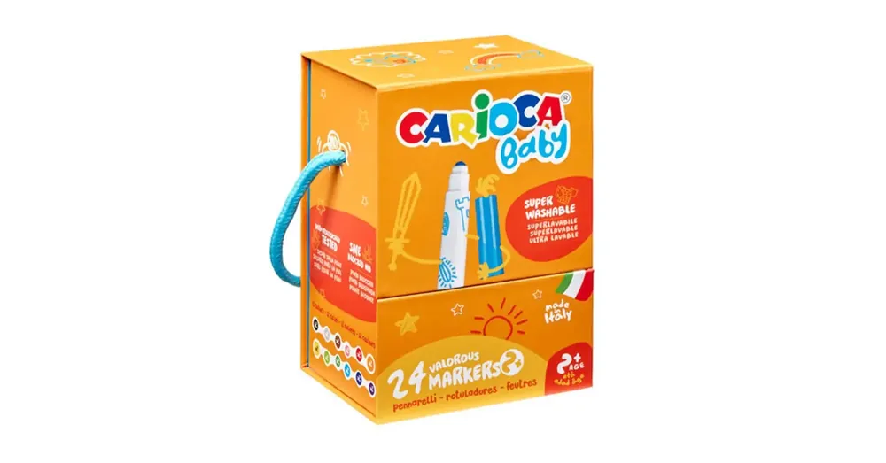 Biztonságos fizetés Baby 24 db-os lemosható filctoll szett – Carioca