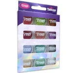 Expressz kézbesítés TyToo Multi színek válogatása csillámpor szett 12×2,5ml