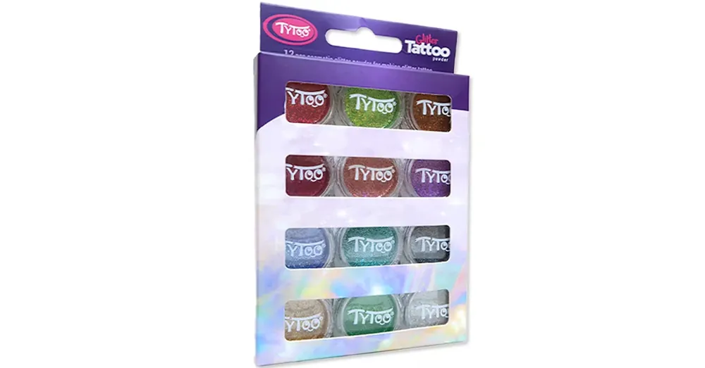 Expressz kézbesítés TyToo Multi színek válogatása csillámpor szett 12×2,5ml