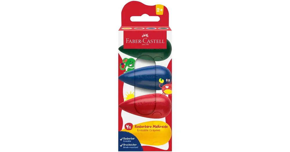 Legkelendőbb Faber-Castell Csepp alakú 4 db-os zsírkréta szett