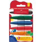 Faber-Castell Csepp alakú 6 db-os zsírkréta szett Azonnali szállítás