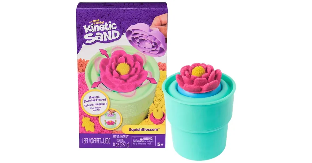 Kinetic Sand Squish Blossom varázsvirág homokgyurma szett – Spin Master Expressz kézbesítés