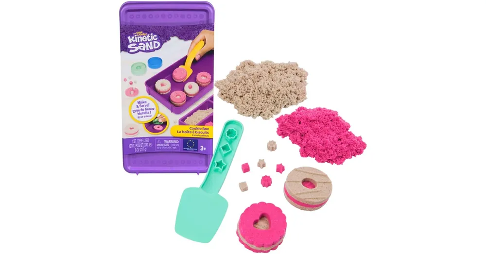 Kinetic Sand Cookie Box sütis homokgyurma szett – Spin Master Vásárlói kedvenc