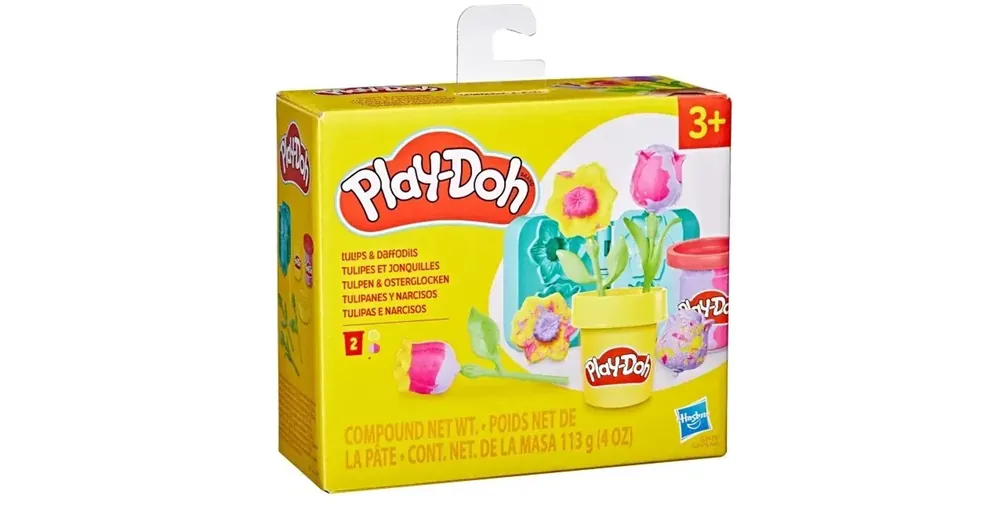 Kiárusítás Play-Doh Kis virágok – Tulipán és nárcisz gyurmaszett – Hasbro