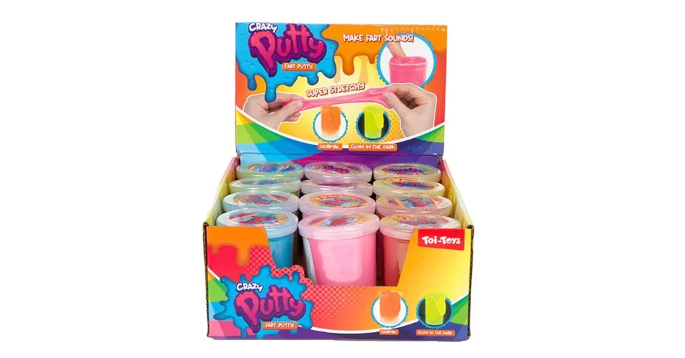 Ajánlat Fluoreszkáló puki hangot adó slime trutyi több változatban 1 db