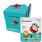 Gyors kiszállítás Sticker Art Katica és hernyó színezhető matrica szett – Comansi