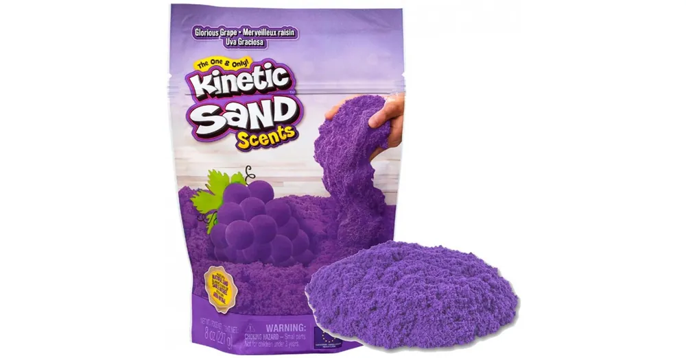Expressz szállítás Kinetic Sand Scents Illatos homok 227g – Szőlő – Spin Master