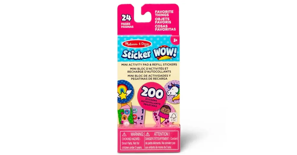 Olcsó MelissaDoug Mini Sticker Wow! – Kedvenc tárgyak – Spin Master