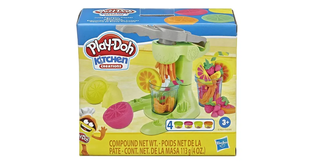 Play-Doh Kitchen Creations Juice Squeezin játékszett 4 db gyurmával – Hasbro Biztonságos vásárlás