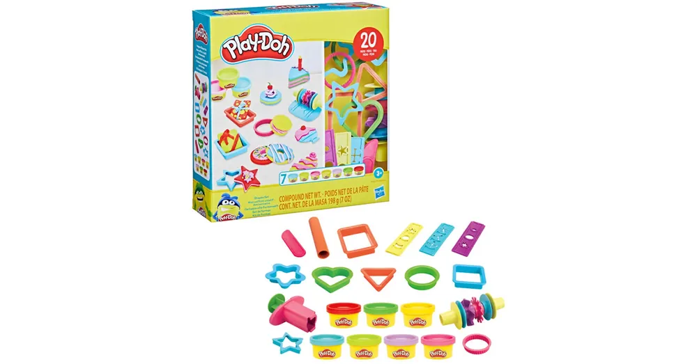 Azonnal elérhető Play-Doh 20 db-os édességes gyurmaszett 7 tégely színes gyurmával – Hasbro