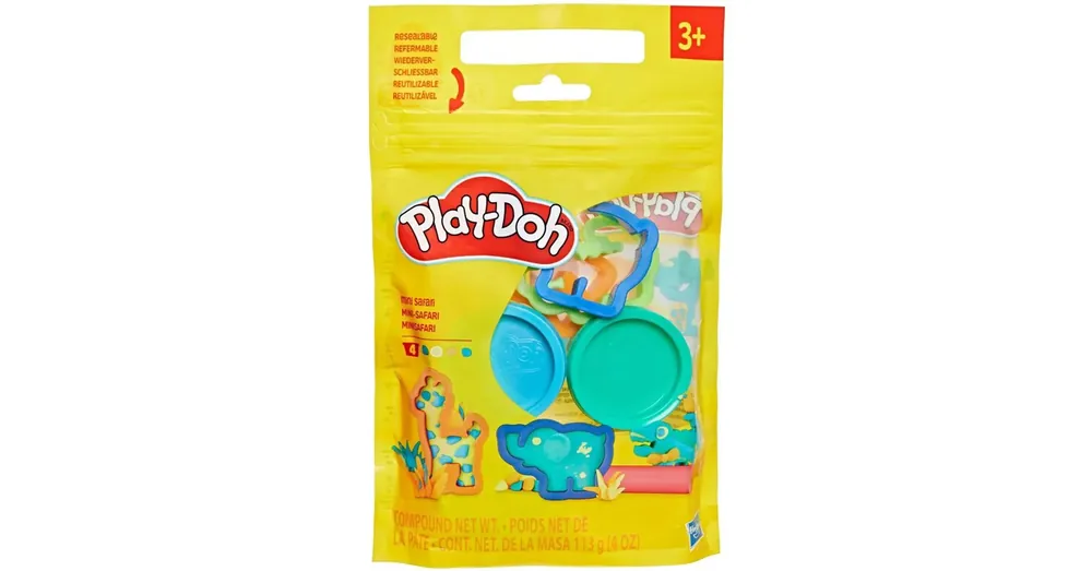 Bestseller Play-Doh Mini szafari gyurmaszett 4 tégely gyurmával – Hasbro