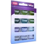 TyToo Hideg színek csillámpor szett 12×2,5ml Biztonságos fizetés