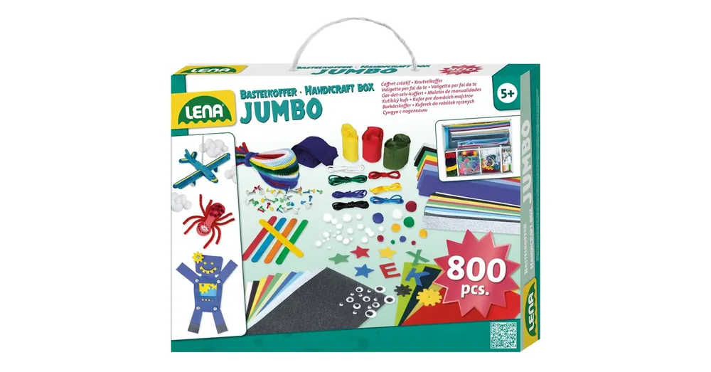 Akció LENA Jumbo kézműves kreatív játék szett 800 db-os