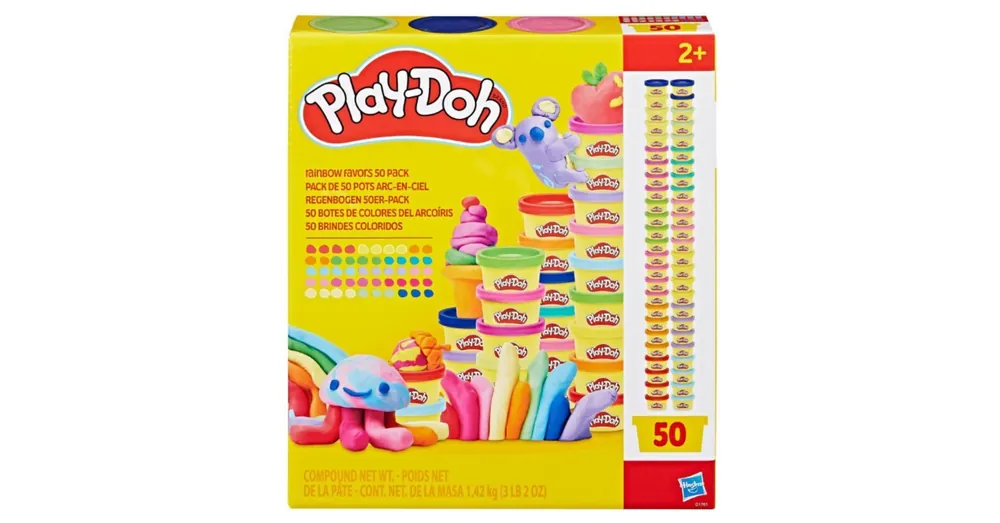 Akció Play-Doh Szivárvány party 50 db-os gyurma szett – Hasbro