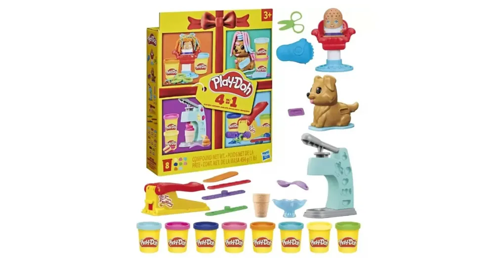 Árcsökkenés Play-Doh Mini Bundle 4 az 1-ben klasszikus játékgyűjtemény gyurmaszett – Hasbro