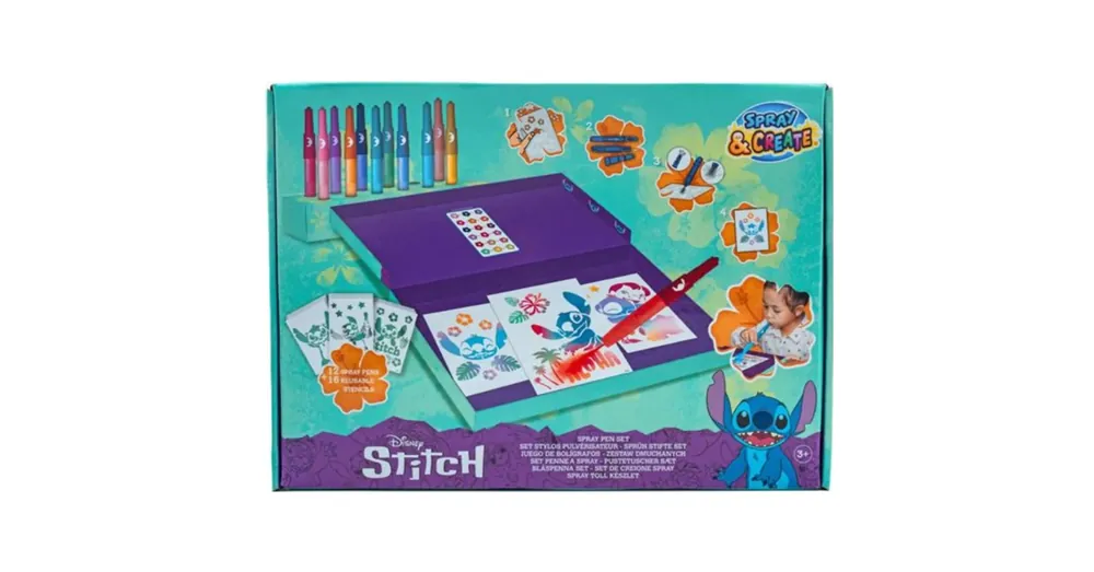 Canenco Stitch színező szett fújós filctollal Csak ma