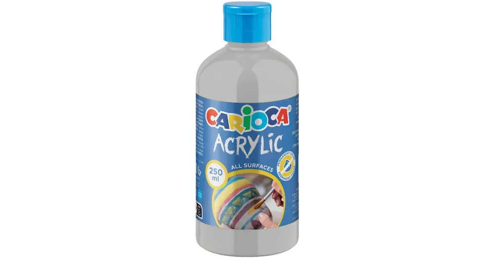 Szuper akció Acrylic Akril festék ezüst színben 250ml – Carioca