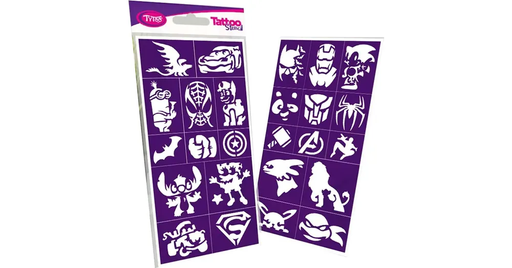 Tytoo Heroes sablon szett 25 db-os Végkiárusítás