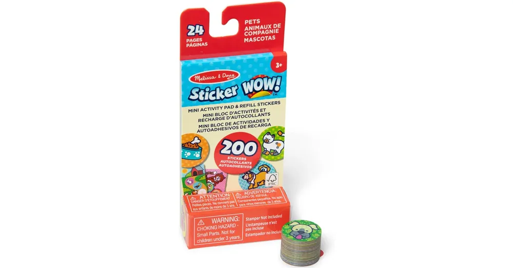 MelissaDoug Mini Sticker Wow! – Állatok – Spin Master Olcsó