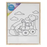 Expressz kézbesítés Spirit Feszített kotrógép mintás festővászon 24×30 cm-es