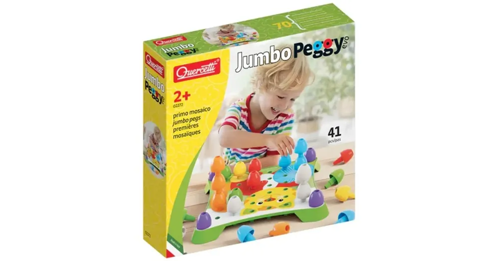 Quercetti Jumbo Peggy 41db-os pötyi szett Ne maradj le