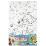 Festés számok szerint Állatos vászonkép 30x19 cm Bestseller