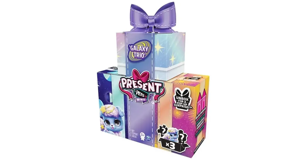 Különleges ajánlat Present Pets Mini Galaxy Trio figurák 3-as csomag – Spin Master